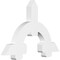 Ekena Millwork Ericson Architectural Grade PVC Gable Bracket, 48"W x 32"H x 4"D x 6"F, 16/12 Pitch GBP048X32X0406ERI00 - alternate 1